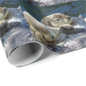 海カワウソ ラッピングペーパー (ロールコーナー)