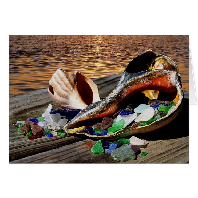 海カードからのギフト! (正面横)