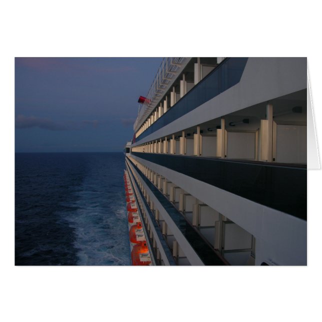 海カードの暖かい夕べ (正面横)