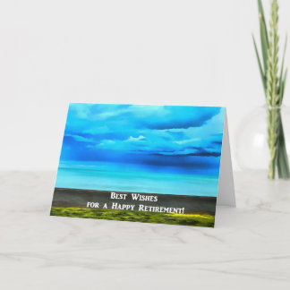 海カード上の幸せな退職 カード