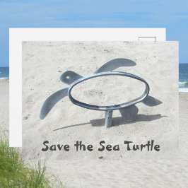 海ガメを救おう アースデイ ポストカード