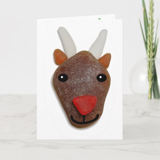 海ガラスのクリスマスカード シーズンカード (正面)