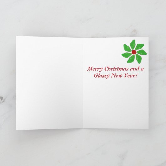 海ガラスのクリスマスカード シーズンカード (内部)