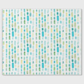 海ガラスのクリスマスジェム ラッピングペーパー (フラット)