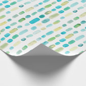 海ガラスのクリスマスジェム ラッピングペーパー (角)