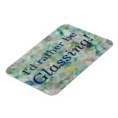 海ガラスのビーチ マグネット (左側)