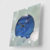 海ガラスの時計 スクエア壁時計 (傾斜)