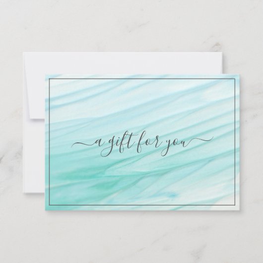 海ガラスの潮 |海青 |商品券 (正面)