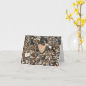 海ガラスビーチノテカード(愛は全のまわりに体) カード (黄色い花)