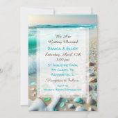 海ガラス沿岸結婚部 招待状 (正面)