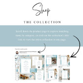 海ガラス青い水の色モノグラムののメ結婚ニュー メニュー