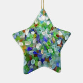 海ガラス セラミックオーナメント (右)