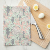 海ガーデンズパステルキッチンタオル キッチンタオル (四つ折り)