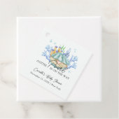 海ガーリー真珠の海の赤ちゃんシャワー フェイバータグ (インサイチュ)