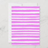 海ガールベビーシャワー 招待状 (裏面)