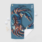 海キングカニイニシャル ゴルフタオル (インサイチュ)