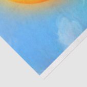 海クジラの水色の切り離し 薄葉紙 (詳細)