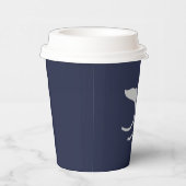 海クジラ尾翼大綱海軍とグレーパーティー 紙コップ (右)