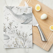 海クジラ キッチンタオル (四つ折り)