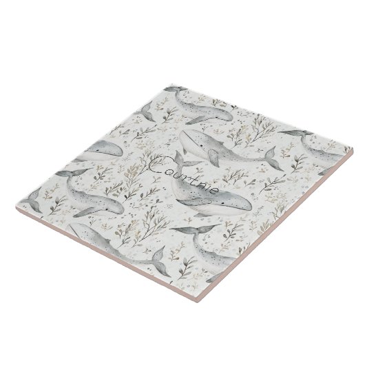 海クジラ タイル (側面)