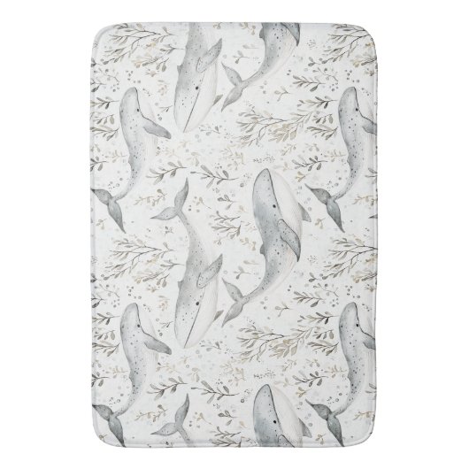 海クジラ バスマット (正面縦)