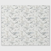 海クジラ ラッピングペーパー (フラット)