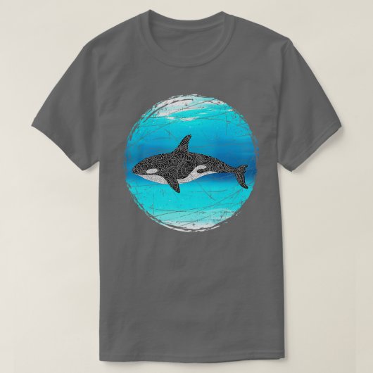 海クジラ Tシャツ (デザイン正面)