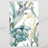 海クラゲの下の水色ベビー食品ゲーム チラシ (裏面)