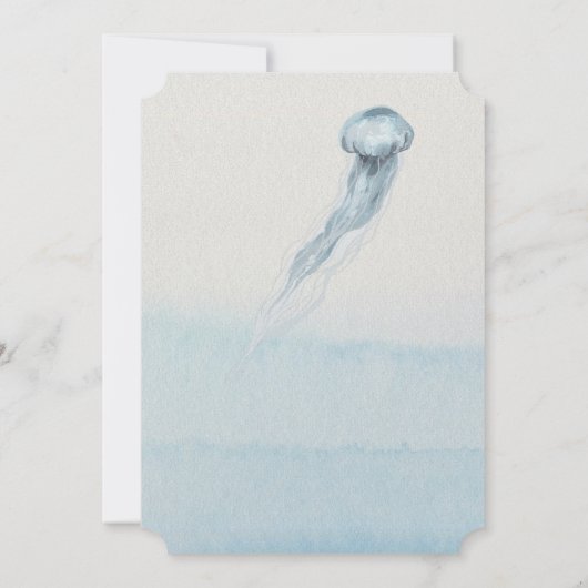 海クラゲ時代第2位2誕生日招待状 招待状 (裏面)