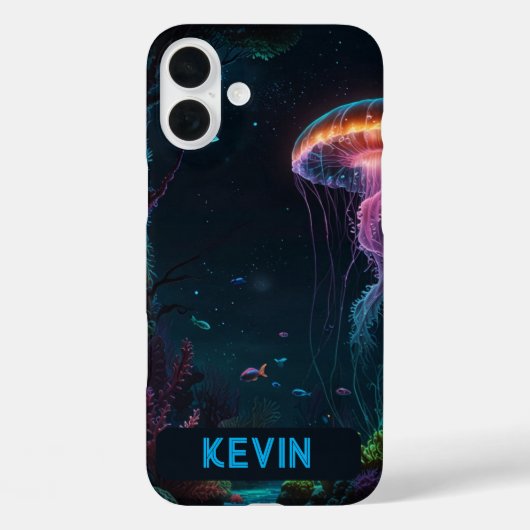 海クラゲ水中iPhone / iPadケース Case-Mate iPhoneケース (裏面)