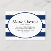 海クラシック軍ストライプ 名刺 (裏面)