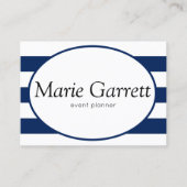 海クラシック軍ストライプ 名刺 (正面)