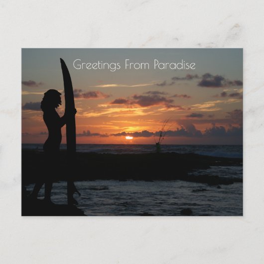 海クリフサンセット ポストカード (正面)