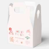 海クリーチャーピンク1歳の誕生日パーティー フェイバーボックス (オープン)