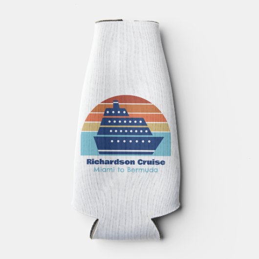 海クルーズシップカスタムサンセットマーケティング ボトルクーラー (正面)