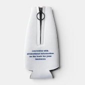 海クルーズシップカスタムサンセットマーケティング ボトルクーラー (裏面)