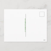 海クール亀 – 危険な動物グラフィック シーズンポストカード (裏面)