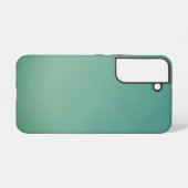 海グラデーション緑 SAMSUNG GALAXYケース (裏面横)
