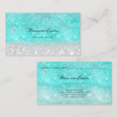 海グリッタースパークリーのメイクアップアーティストイベント 予約カード (正面/裏面)