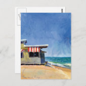 海グリルポストカード ポストカード (正面/裏面)