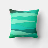 海グリーン装飾用クッション クッション (裏面)