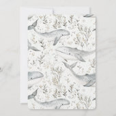 海グレイ鯨誕生日 招待状 (裏面)