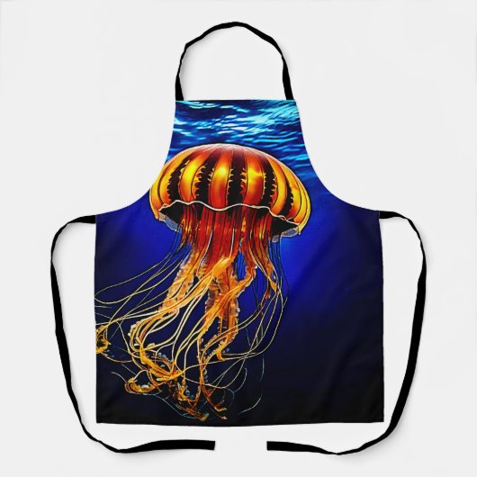 海グローゼリーデザイン エプロン (正面)