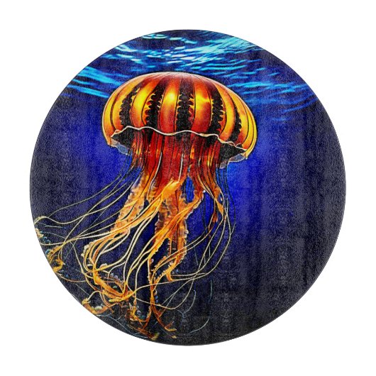 海グローゼリーデザイン カッティングボード (正面)