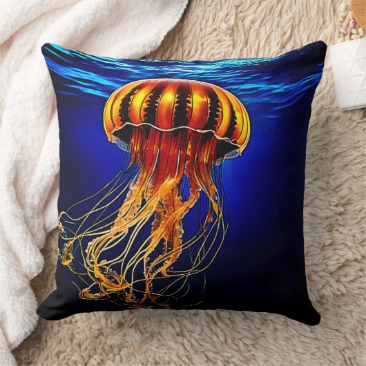 海グローゼリーデザイン クッション (ブランケット)