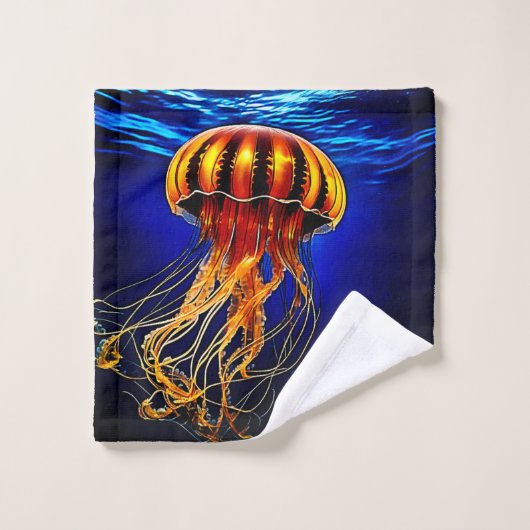 海グローゼリーデザイン バスタオルセット (ウォッシュタオル)