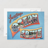 海グローブニュージャージー大文字葉書 ポストカード (正面/裏面)