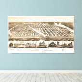 海グローブ&アスベリーパーク，ニュージャージー(1881) キャンバスプリント (インサイチュ (ウッドフロア))