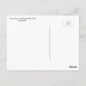 海グローブ， NJ，ボードウォーク， 1962ヴィンテージ ポストカード (裏面)