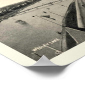 海グローブNJ、パノラマ、ヴィンテージスタイル ポスター (角)